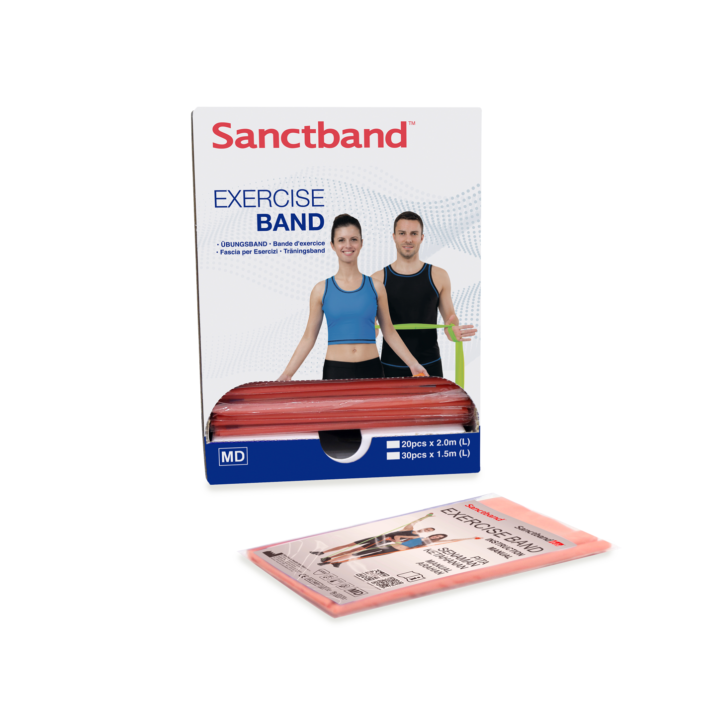 Sanctband® Resistive Exercise Band Dispenser Pack