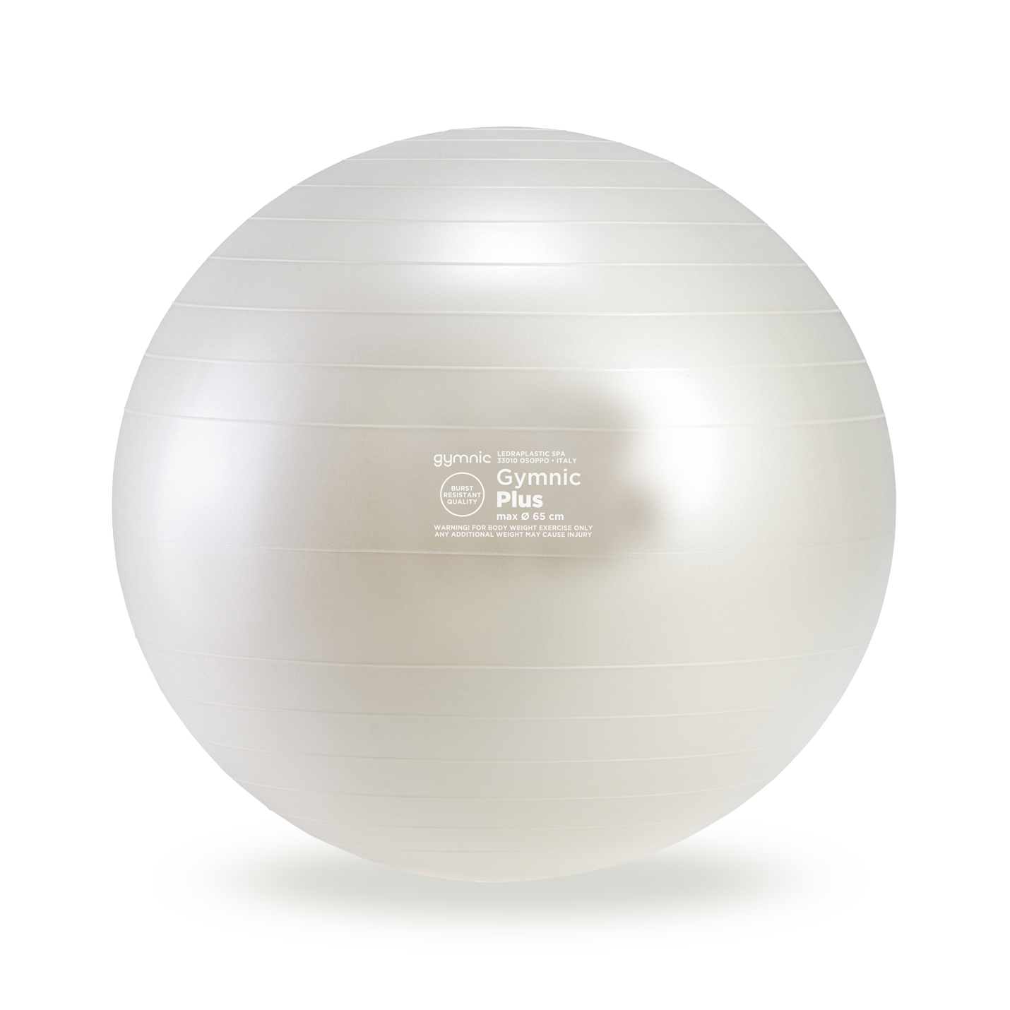 Ballon D'exercice Gymnic Classic Plus – 65 Cm – Bleu – Anti-éclatement – Neuf