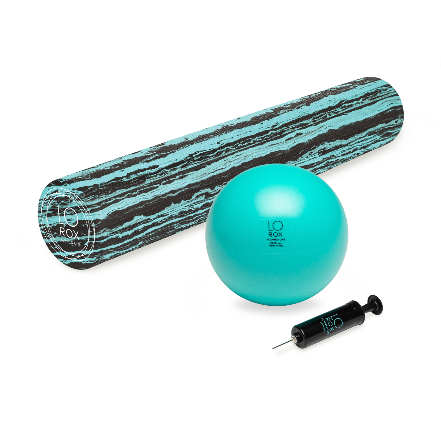 LO ROX Aligned Life Mini Infinity Roll and Self-Care Kits for Muscle