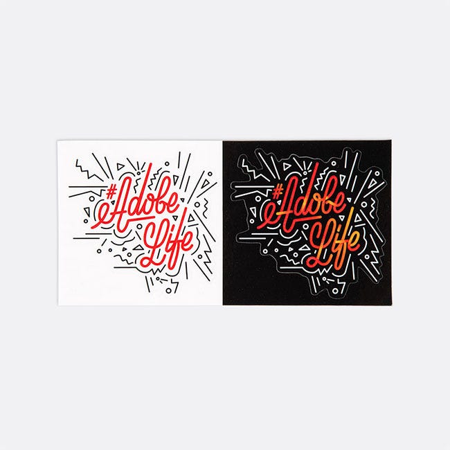 Adobe Life sticker set