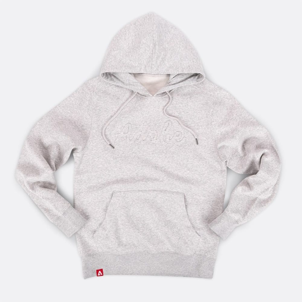 Texturized Script Clothing Embossed script hoodie