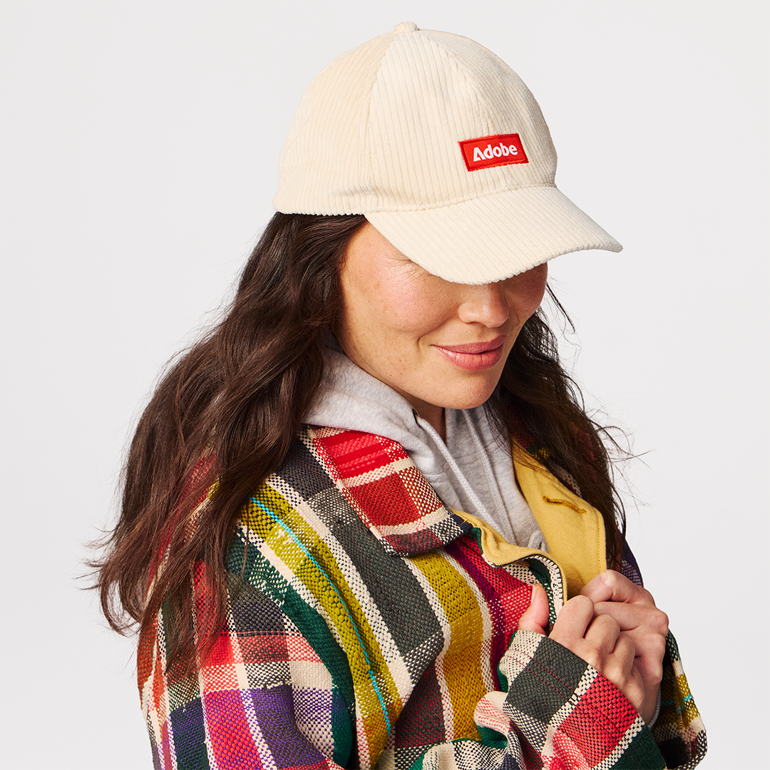 Corduroy hat